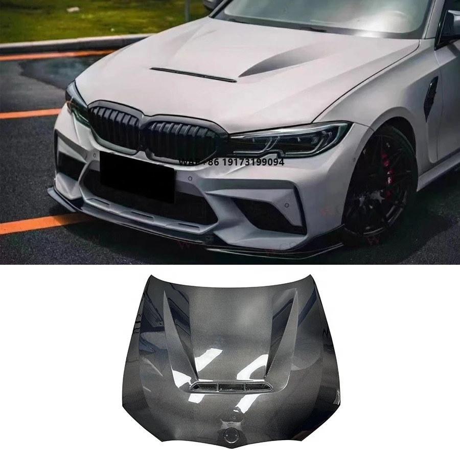 2019-2022 for B-MW 3 Series G20 G28 Carbon Fiber CS Style Front Hood Cover New Condition Engine Bonnet Cover Car Accessories
2019-2022 for B-MW 3 Series G20 G28 Carbon Fiber CS Style Front Hood Cover New Condition Engine Bonnet Cover Car Accessories