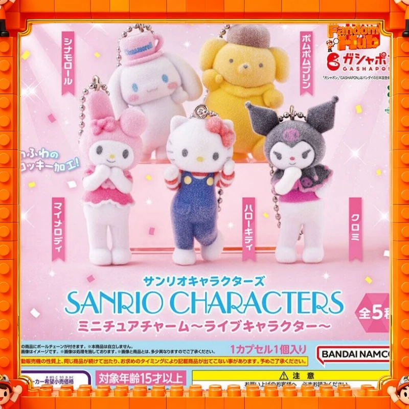 Genuine Bandai Sanrio Characters Live Show Style Charm GP Hello Kitty My Melody Kuromi Flocked Pendant Toy Gift
Genuine Bandai Sanrio Characters Live Show Style Charm GP Hello Kitty My Melody Kuromi Flocked Pendant Toy Gift