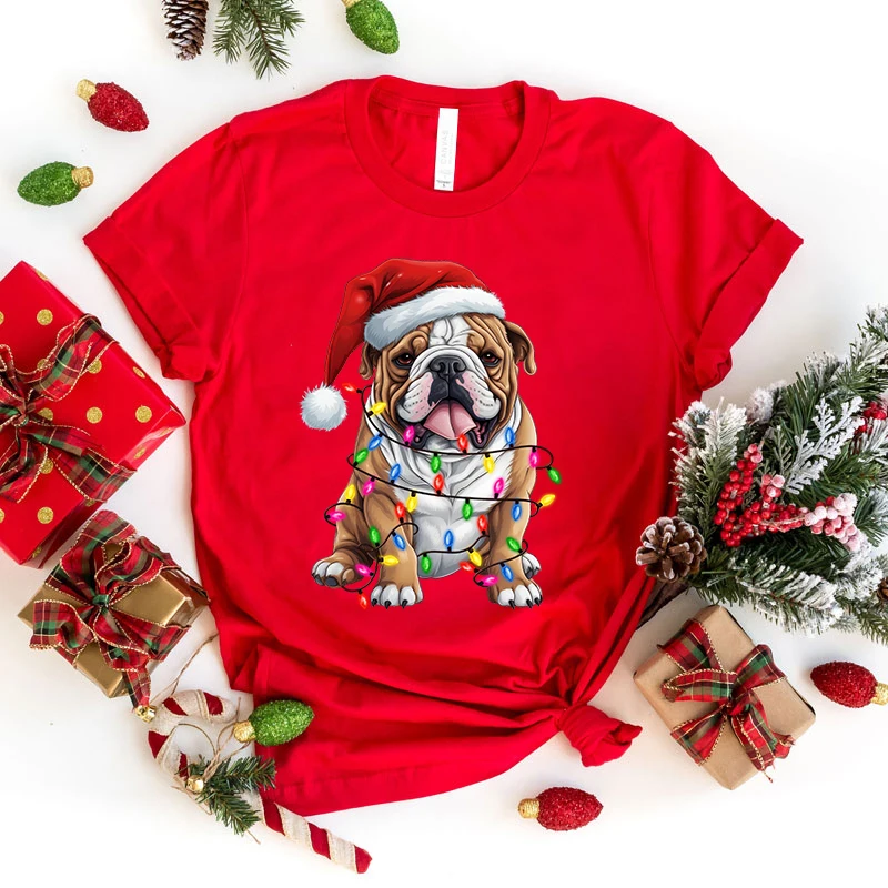 (High Quality Clothes)Christmas Pug Print Tshirt Summer Fashion Casual Short Sleeve Round Neck Tops Women T-Shirts(Fast Delivery
(High Quality Clothes)Christmas Pug Print Tshirt Summer Fashion Casual Short Sleeve Round Neck Tops Women T-Shirts(Fast Delivery