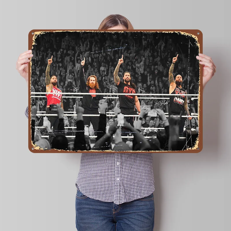 Sammi Zayn Офисное украшение Игры Jey Uso Roman Reigns Декор для ванной комнаты Украшения для спальни Дом Винтаж Металлическая пластина Настенное искусство
Sammi Zayn Офисное украшение Игры Jey Uso Roman Reigns Декор для ванной комнаты Украшения для спальни Дом Винтаж Металлическая пластина Настенное искусство