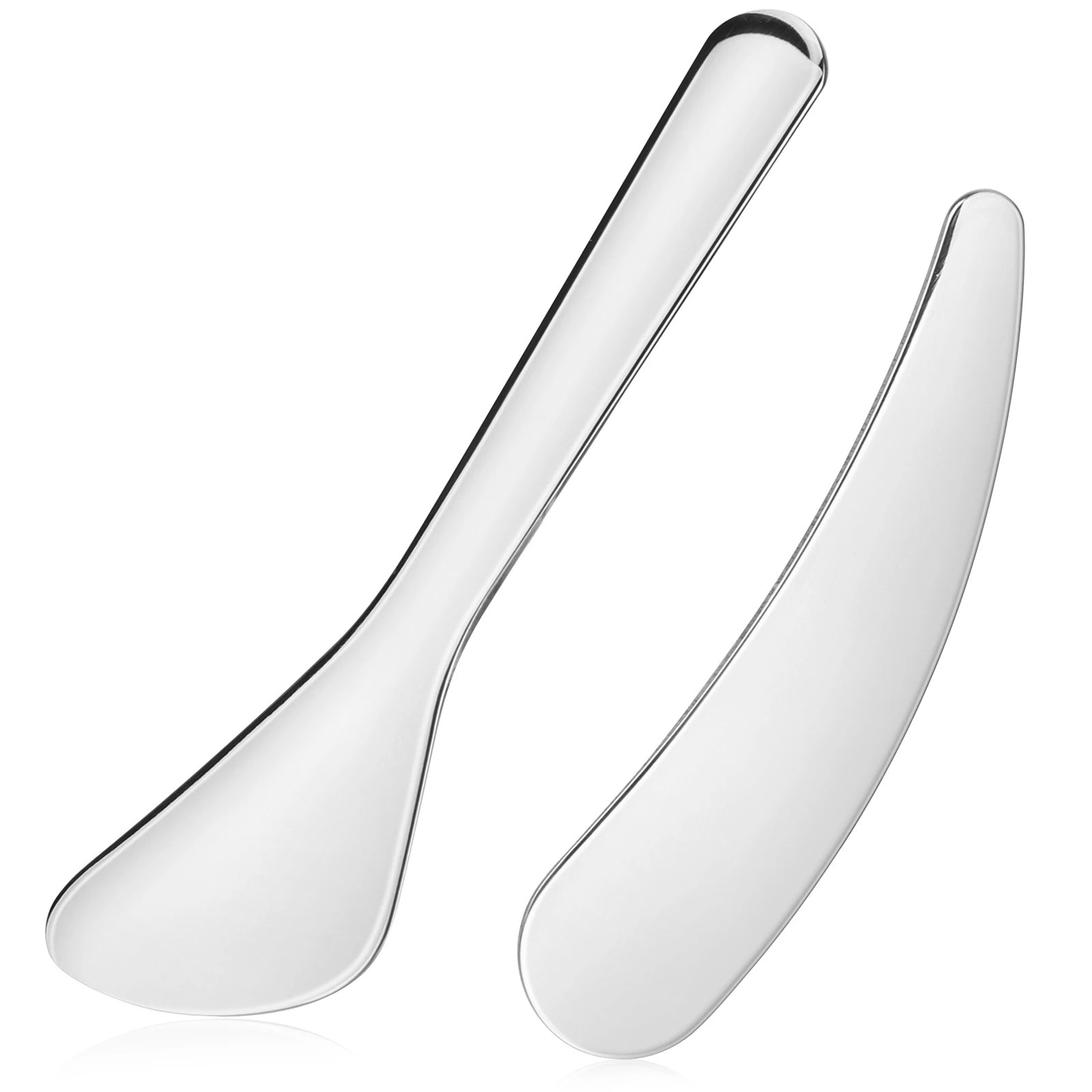 2pcs Stainless Steel Eye Cream Spatula Tools Skincare Reusable Facial Beauty Scoop Lotion Makeup Metal
2pcs Stainless Steel Eye Cream Spatula Tools Skincare Reusable Facial Beauty Scoop Lotion Makeup Metal