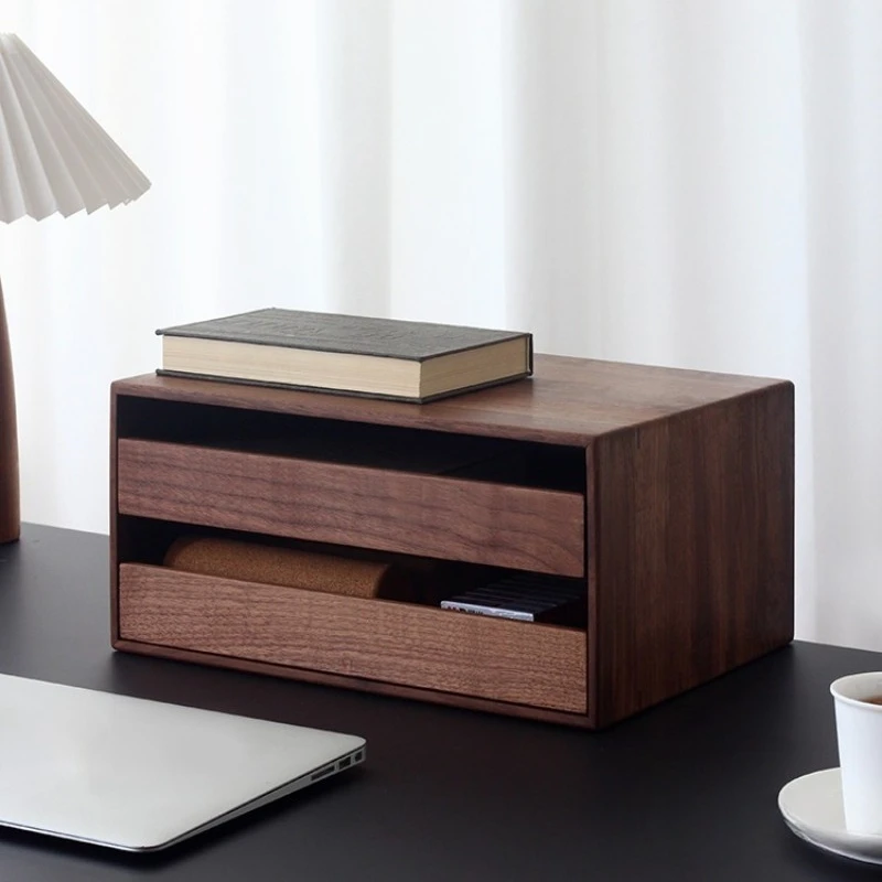 Desktop A4 Documentation Multi-layer Drawer Storage Box Office Storage Box Black Walnut
Desktop A4 Documentation Multi-layer Drawer Storage Box Office Storage Box Black Walnut