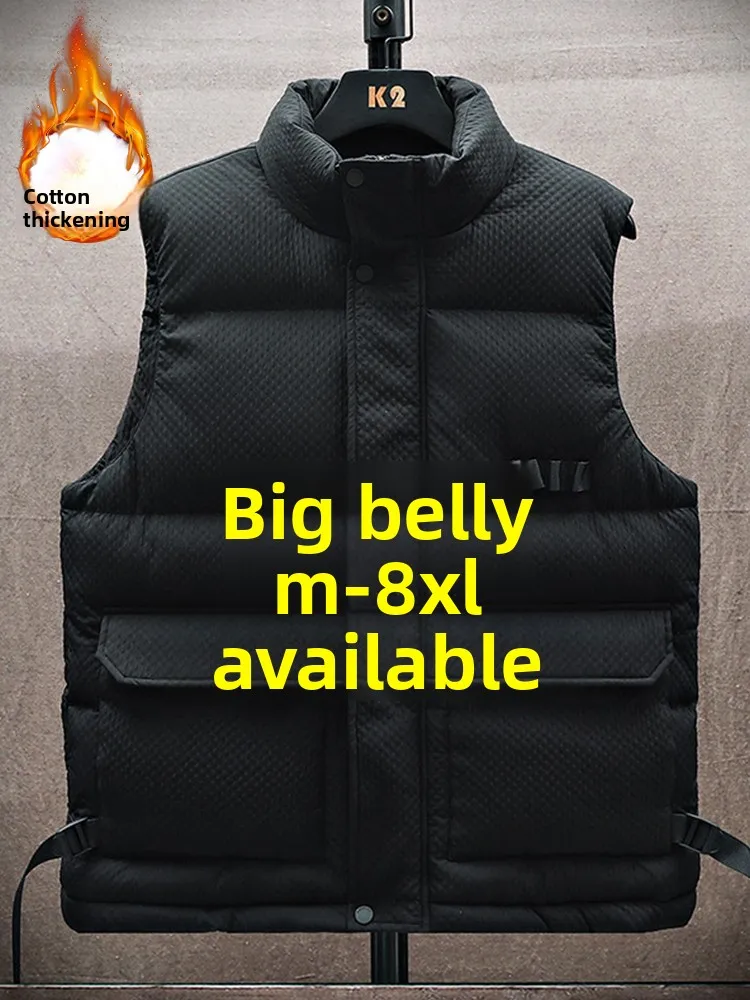 Men's Thiened Warmth Cotton Vest Autumn Winter Outerwear Large Size Jaet Fce Lined Zipper Closure Polyester Fabric
Men's Thiened Warmth Cotton Vest Autumn Winter Outerwear Large Size Jaet Fce Lined Zipper Closure Polyester Fabric