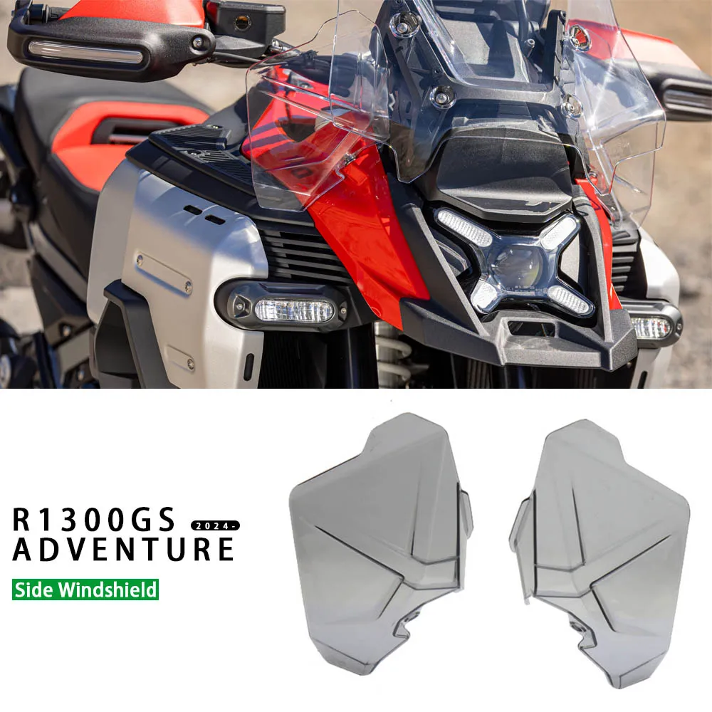 For BMW R1300GS Adventure R 1300 GS ADV 2024 2025 Motorcycle Windshield Bilateral Tank Side Wind Deflector Spoiler Kit
For BMW R1300GS Adventure R 1300 GS ADV 2024 2025 Motorcycle Windshield Bilateral Tank Side Wind Deflector Spoiler Kit