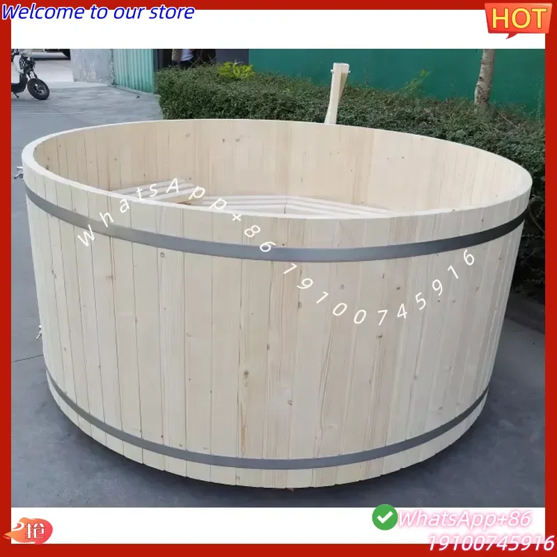 2026Hot Affordable Pine Wood Exterior 8 Person Indoor Hot Tub
2026Hot Affordable Pine Wood Exterior 8 Person Indoor Hot Tub