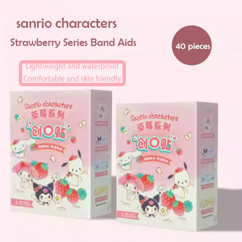 Cinnamoroll Sanrio Hello Kitty Plaster 40Pcs Waterproof Cute Bandage for Kids Girls Wound Healing Kawaii Cartoon Sticker
Cinnamoroll Sanrio Hello Kitty Plaster 40Pcs Waterproof Cute Bandage for Kids Girls Wound Healing Kawaii Cartoon Sticker