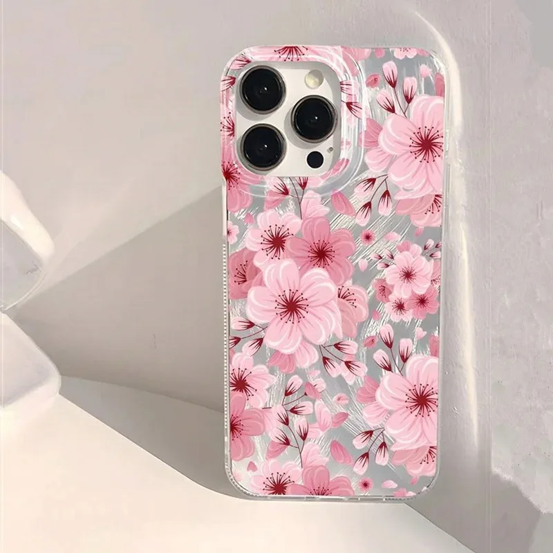 Peach Flower Glitter Shiny Case For iPhone 16 16e 15 14 11 12 13 Pro SE 2020 2022 X XR XS Max 7 8 Plus Anti-Drop Soft Cover
Peach Flower Glitter Shiny Case For iPhone 16 16e 15 14 11 12 13 Pro SE 2020 2022 X XR XS Max 7 8 Plus Anti-Drop Soft Cover