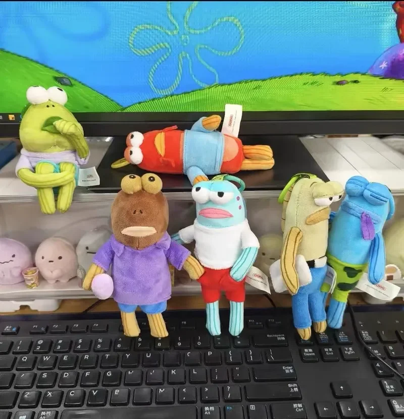 Residents of Bikini Bottom Underwater Fish Population Plush Pendant Dolls Kawaii Action Anime Figure Toys Gift
Residents of Bikini Bottom Underwater Fish Population Plush Pendant Dolls Kawaii Action Anime Figure Toys Gift