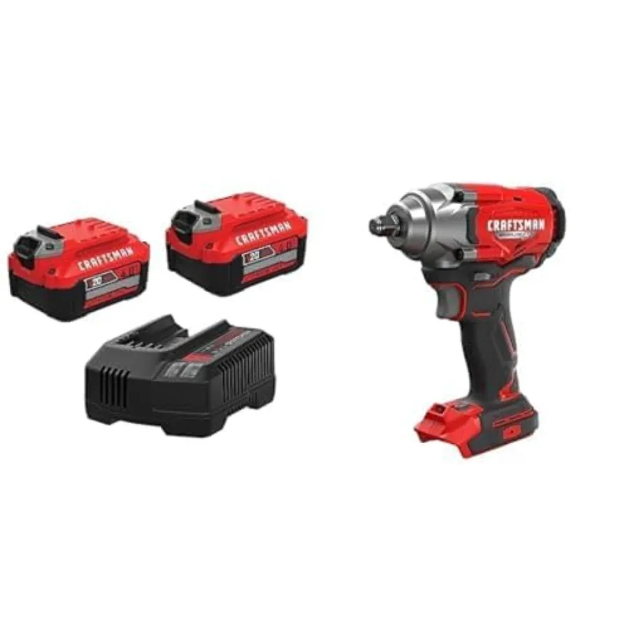 V20 Cordless Impact Wrench 1/2 Inch CMCF921B with Battery and Charger (CMCB204-2CK)
V20 Cordless Impact Wrench 1/2 Inch CMCF921B with Battery and Charger (CMCB204-2CK)
