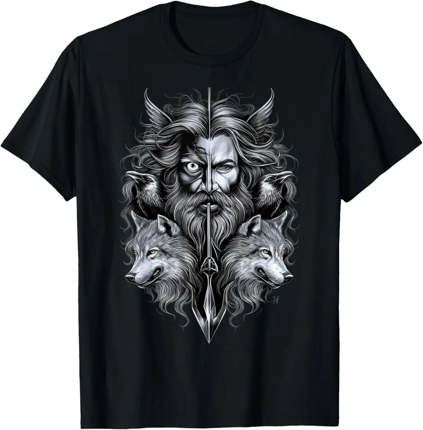 Norse Myth Odin Raven Wolf Nordic Warrior Valhalla T-Shirt 100% Cotton O-Neck Short Sleeve Summer Casual Mens T-shirt Streetwear
Norse Myth Odin Raven Wolf Nordic Warrior Valhalla T-Shirt 100% Cotton O-Neck Short Sleeve Summer Casual Mens T-shirt Streetwear