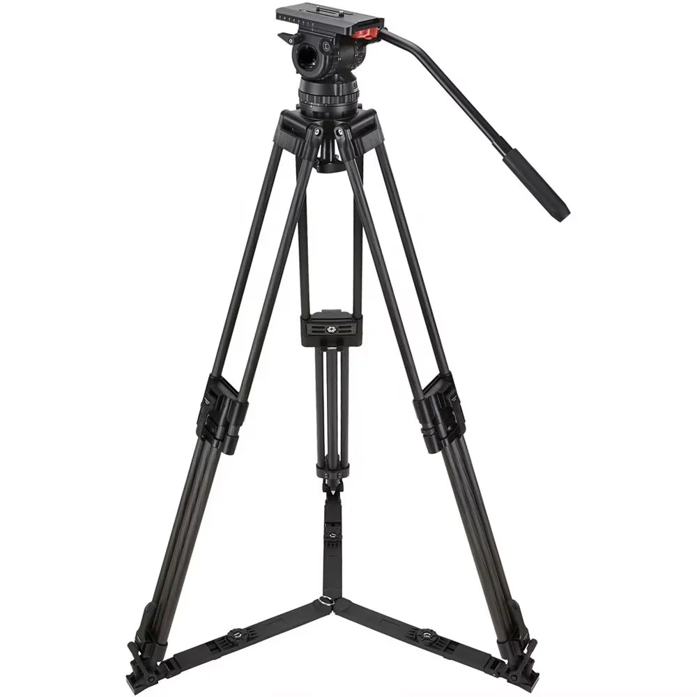 V15 Professional Broadcast Heavy Duty Carbon Fiber Video Camera Tripod System With 100mm Bowl Fluid Head Payload 15kg
V15 Professional Broadcast Heavy Duty Carbon Fiber Video Camera Tripod System With 100mm Bowl Fluid Head Payload 15kg