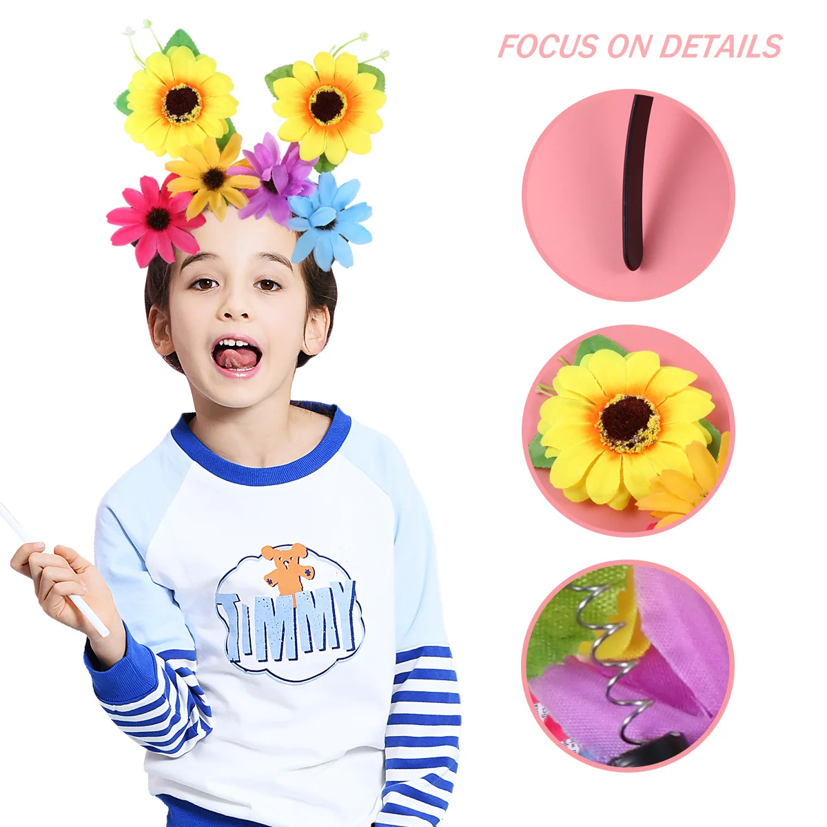 Sunflower Party Headwear Premium Hair Hoop Lightweight Comfortable Cosplay Performance Hair Accessory Photo Props
Sunflower Party Headwear Premium Hair Hoop Lightweight Comfortable Cosplay Performance Hair Accessory Photo Props