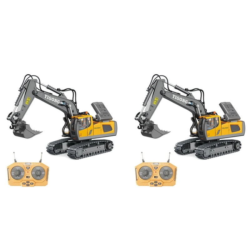 2X 2.4G Wireless RC Excavator Remote Control RC Truck Crawler Truck Electric Engineering Vehicle Toys For Kids
2X 2.4G Wireless RC Excavator Remote Control RC Truck Crawler Truck Electric Engineering Vehicle Toys For Kids