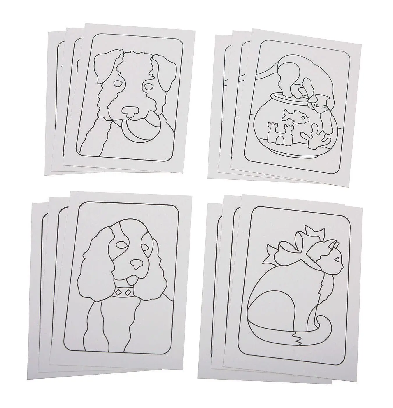 12 Pack Adhesive Sand Art Boards - 5x7 Dog & Cat Designs, No Glue Needed
12 Pack Adhesive Sand Art Boards - 5x7 Dog & Cat Designs, No Glue Needed