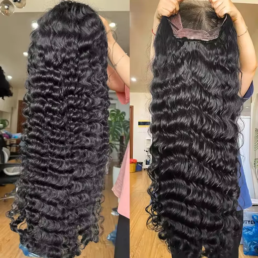 13X6 Hd Lace Frontal Wig Deep Wave Human Hair Wigs 13x4 Lace Front Wigs 100% Brazilian Hair Natural Color 250 Density 18 42 Inch
13X6 Hd Lace Frontal Wig Deep Wave Human Hair Wigs 13x4 Lace Front Wigs 100% Brazilian Hair Natural Color 250 Density 18 42 Inch