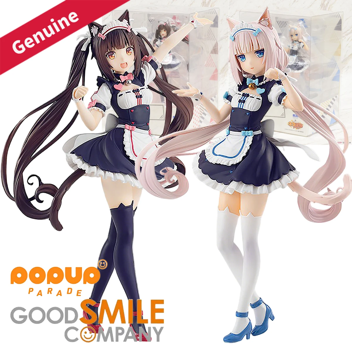 Original Genuine Good Smile Company Prepainted Pop Up Parade Nekopara Chocola Vanilla Game Character Figure Decoration Gift Toy
Original Genuine Good Smile Company Prepainted Pop Up Parade Nekopara Chocola Vanilla Game Character Figure Decoration Gift Toy