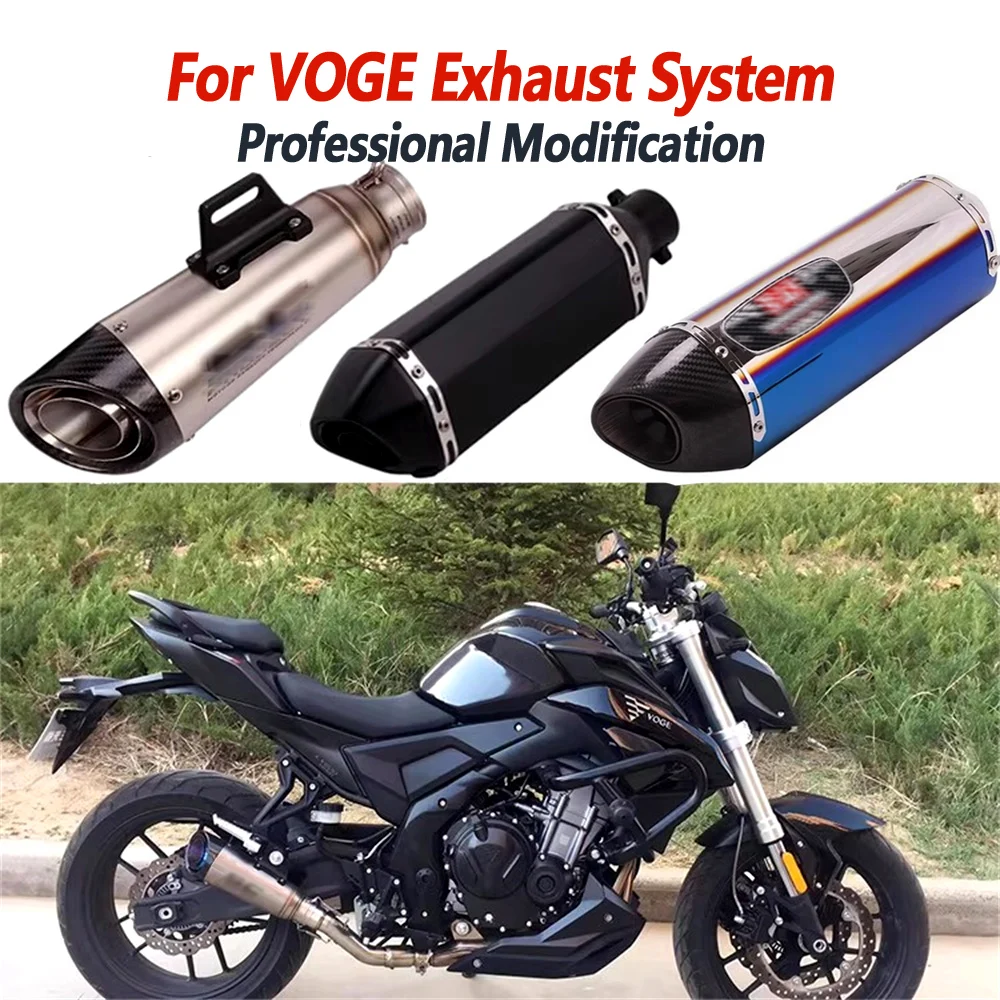 For Loncin VOGE 500 500R Exhaust Pipe Modification For SC/AKRAPOVIC Exhaust System Middle and Tail Muffler Exhaust Pipe
For Loncin VOGE 500 500R Exhaust Pipe Modification For SC/AKRAPOVIC Exhaust System Middle and Tail Muffler Exhaust Pipe