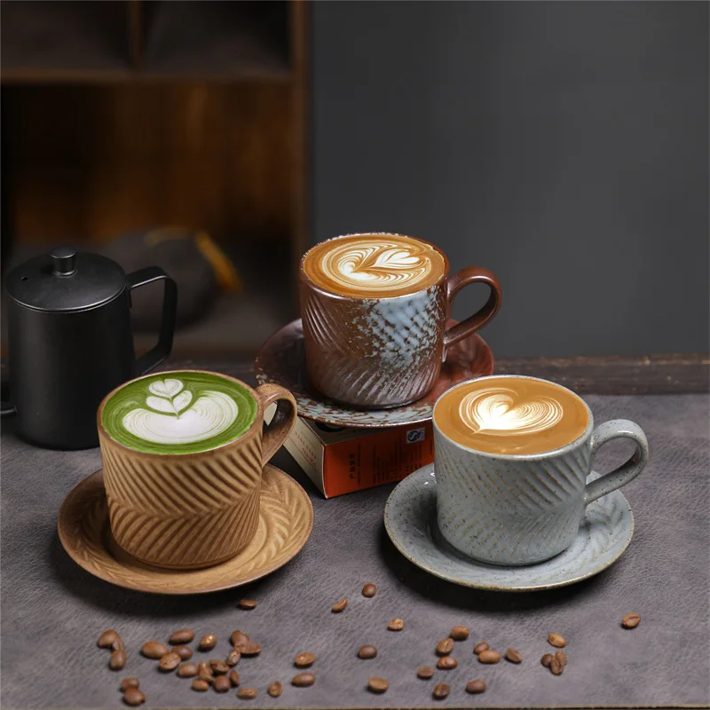 300ML European Ceramic Coffee Cup and Saucer Vintage Embossed Water Mug Creative Afternoon Camellia Tea Mug Home Breakfast Cup 
300ML European Ceramic Coffee Cup and Saucer Vintage Embossed Water Mug Creative Afternoon Camellia Tea Mug Home Breakfast Cup