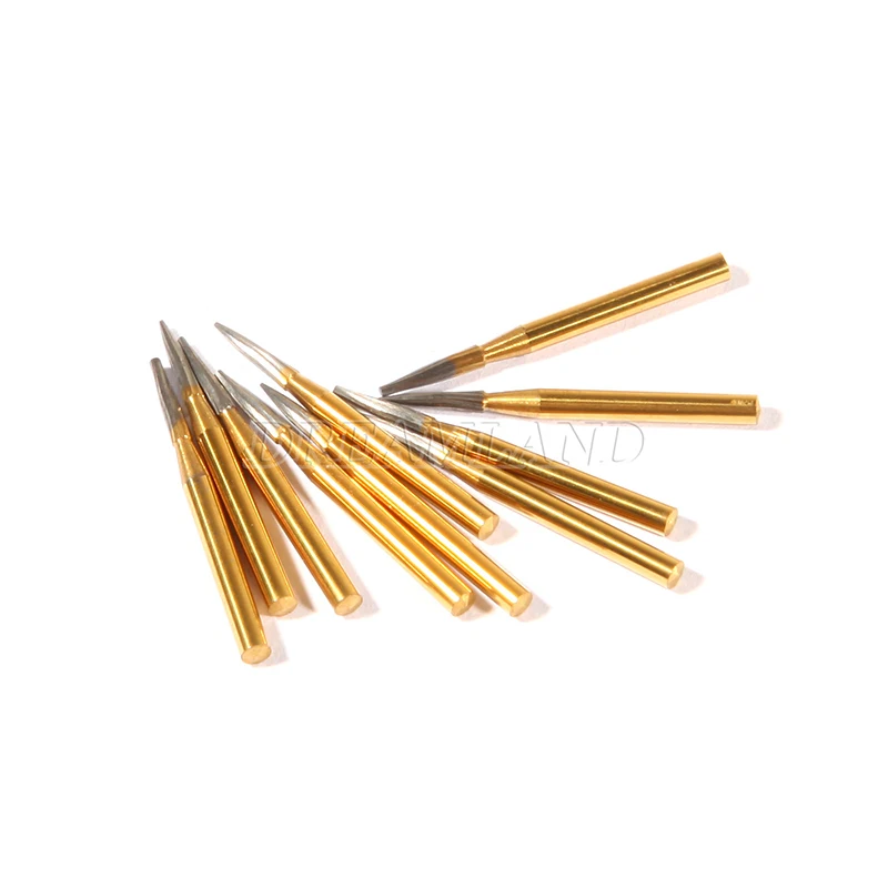 Hot Sale 10Pcs/Pack High-quality 100% Brand FG790 Taper Tungsten Steel Burs for High Speed den tal Handpiece
Hot Sale 10Pcs/Pack High-quality 100% Brand FG790 Taper Tungsten Steel Burs for High Speed den tal Handpiece