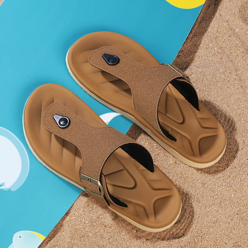 Мужская новая летняя верхняя одежда с клапаном на носке 2025 года, сандалии на мягкой подошве, закрывающие щиколотку для двух пользователей, повседневные нескользящие пляжные тапочки на открытом воздухе
Мужская новая летняя верхняя одежда с клапаном на носке 2025 года, сандалии на мягкой подошве, закрывающие щиколотку для двух пользователей, повседневные нескользящие пляжные тапочки на открытом воздухе