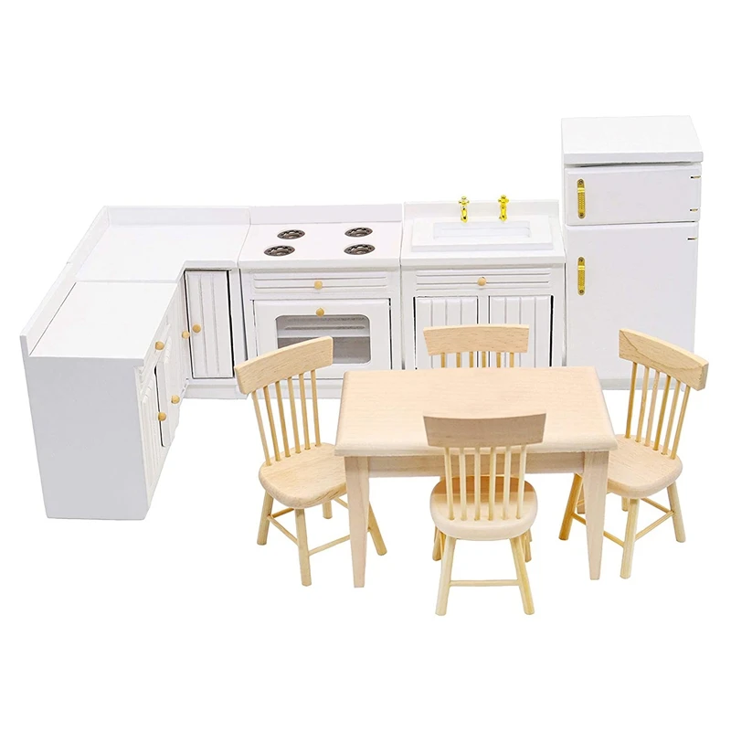 Wooden Dollhouse Furniture Mini Wooden Furniture Miniature Kitchen Furniture Set House Accessories For Birthday Gifts
Wooden Dollhouse Furniture Mini Wooden Furniture Miniature Kitchen Furniture Set House Accessories For Birthday Gifts