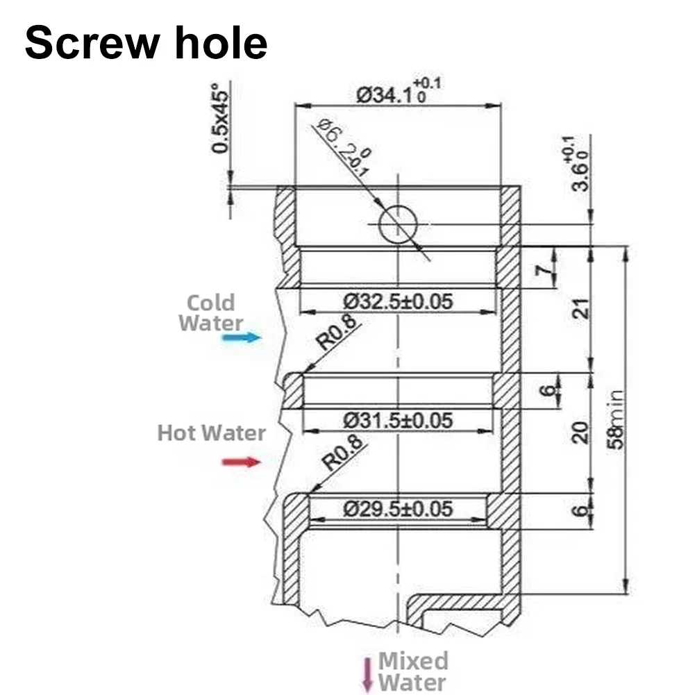 Brass Thermostatic Valve Core Designed for Hot Cold Water Mixing in Residential and Commercial Shower Faucet Installations
Brass Thermostatic Valve Core Designed for Hot Cold Water Mixing in Residential and Commercial Shower Faucet Installations