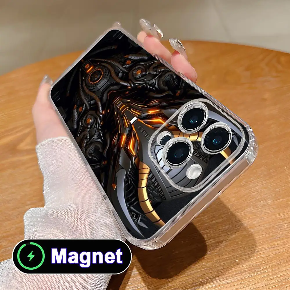 Robot Dragon Phone Case for iPhone 17 16 15 14 13 12 11 Air Pro Max Plus Mini Soft TPU Clear Magnet Cover
Robot Dragon Phone Case for iPhone 17 16 15 14 13 12 11 Air Pro Max Plus Mini Soft TPU Clear Magnet Cover