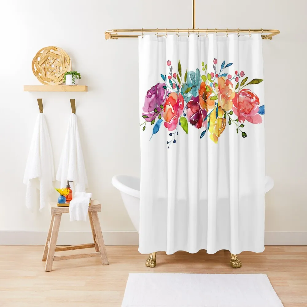 Bright Flowers Summer Watercolor Peonies Shower Curtain Bathroom Shower Funny Shower Bathroom Box Curtain
Bright Flowers Summer Watercolor Peonies Shower Curtain Bathroom Shower Funny Shower Bathroom Box Curtain