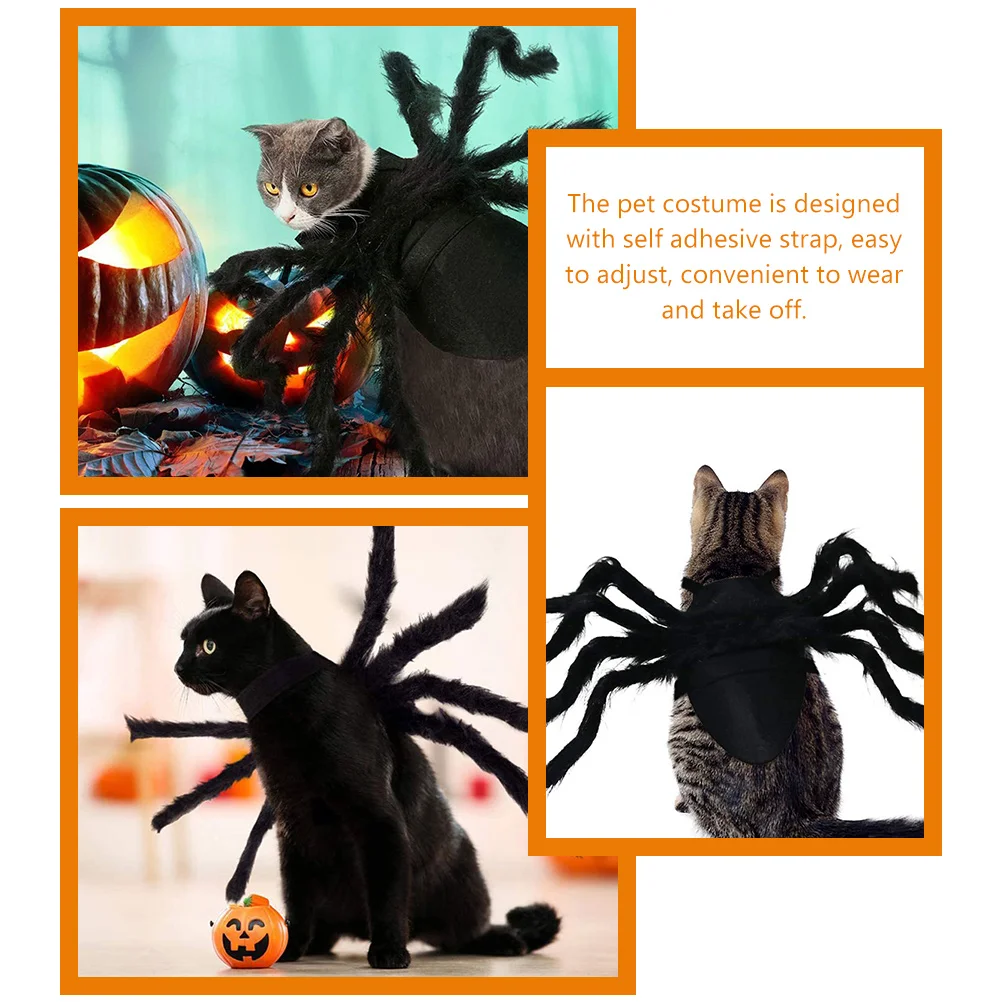 Pet Halloween Dog Spider Harness Soft Composite Cloth Adjustable Spider Belt Dog Cosplay Costume Party Pet Outfit 
Pet Halloween Dog Spider Harness Soft Composite Cloth Adjustable Spider Belt Dog Cosplay Costume Party Pet Outfit