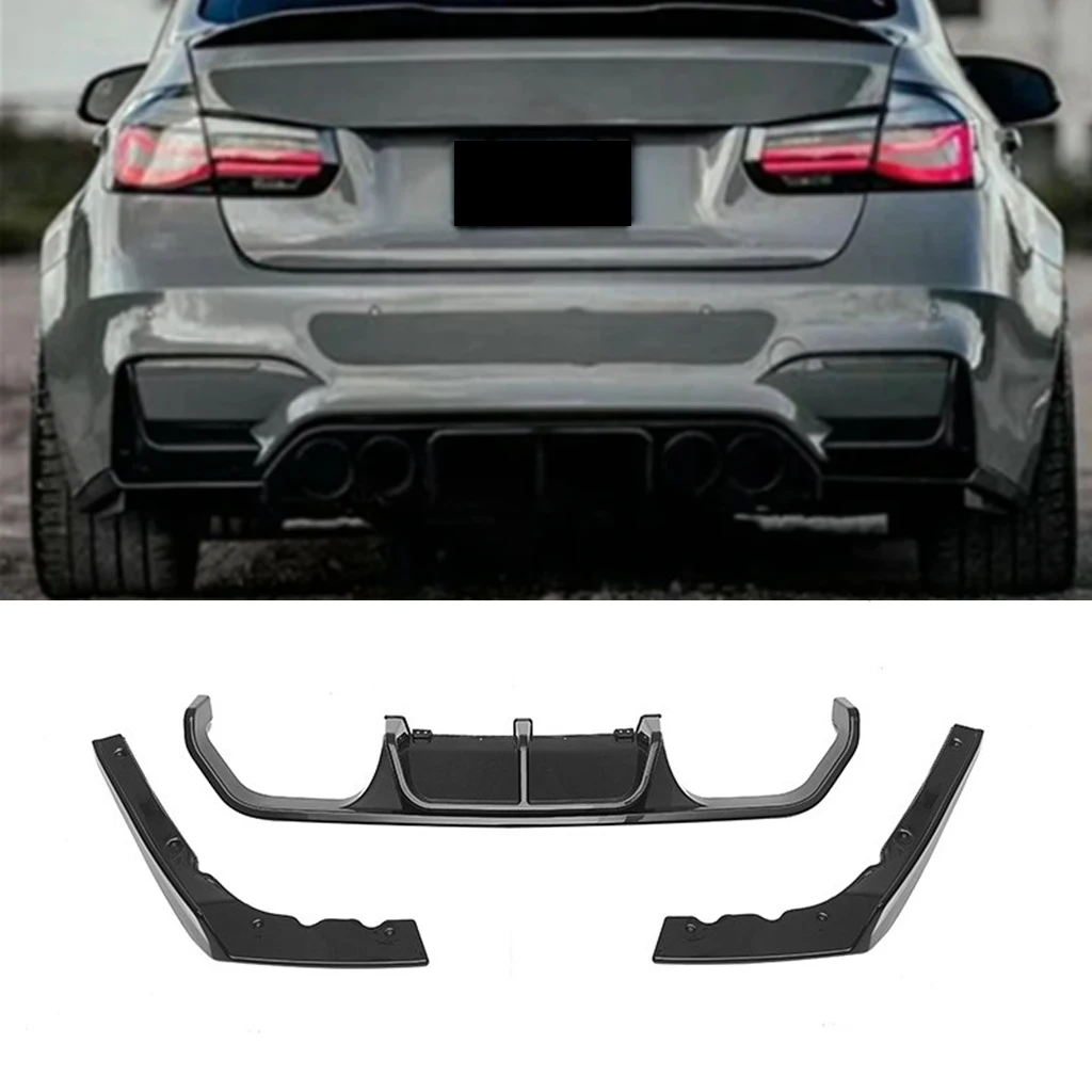 3Pcs Gloss Black Car Rear Bumper Lip Diffuser Spoiler Splitter Lower Guard For BMW F80 M3 F82 M4 2015 2016 2017 2018 2019 2020
3Pcs Gloss Black Car Rear Bumper Lip Diffuser Spoiler Splitter Lower Guard For BMW F80 M3 F82 M4 2015 2016 2017 2018 2019 2020