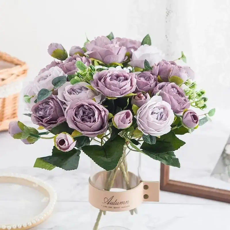 Silk Rose Artificial Flower Peony Outdoor garden UV protection Wedding bridal bouquet Christmas Decoration Home Diy box Hot sale
Silk Rose Artificial Flower Peony Outdoor garden UV protection Wedding bridal bouquet Christmas Decoration Home Diy box Hot sale