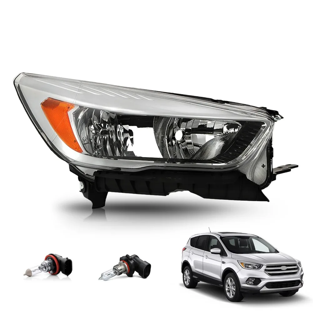 For 2017-2019 Ford Escape Passenger Side Halogen Headlight w/o LED DRL Chrome RH
For 2017-2019 Ford Escape Passenger Side Halogen Headlight w/o LED DRL Chrome RH