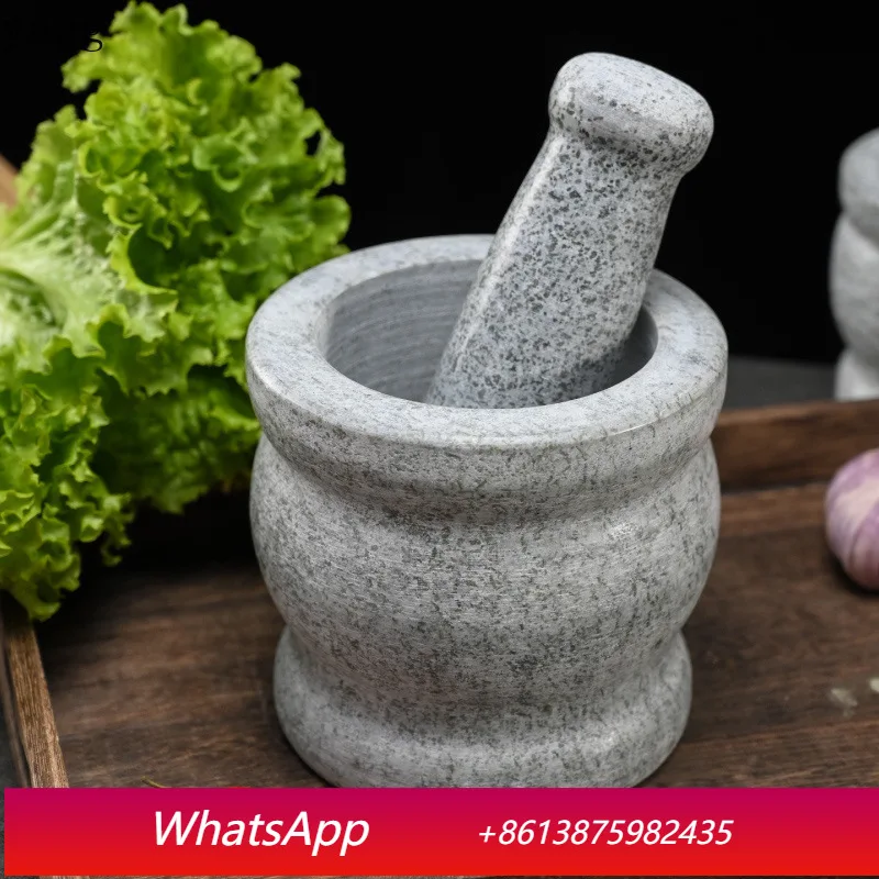 CX natural stone garlic masher stone mortar household tamper can grinder
CX natural stone garlic masher stone mortar household tamper can grinder