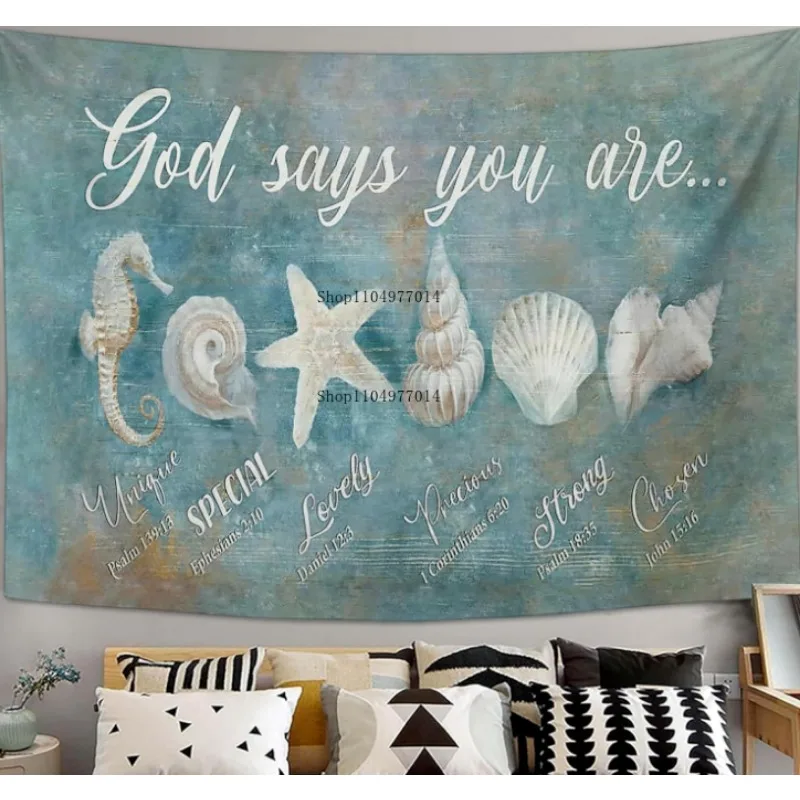 Океанский гобелен для спальни, украшение из морской ракушки, океанский гобелен, украшение для дома и общежития.
Океанский гобелен для спальни, украшение из морской ракушки, океанский гобелен, украшение для дома и общежития.