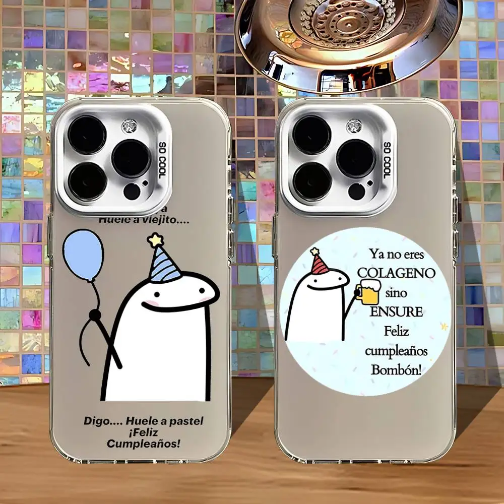 Cute Flork Funny Phone Case For iPhone 16,15,14,13,12,11,Pro,XS,Max,Plus,Mini,SE4,E White Matte Shockproof Cover 
Cute Flork Funny Phone Case For iPhone 16,15,14,13,12,11,Pro,XS,Max,Plus,Mini,SE4,E White Matte Shockproof Cover