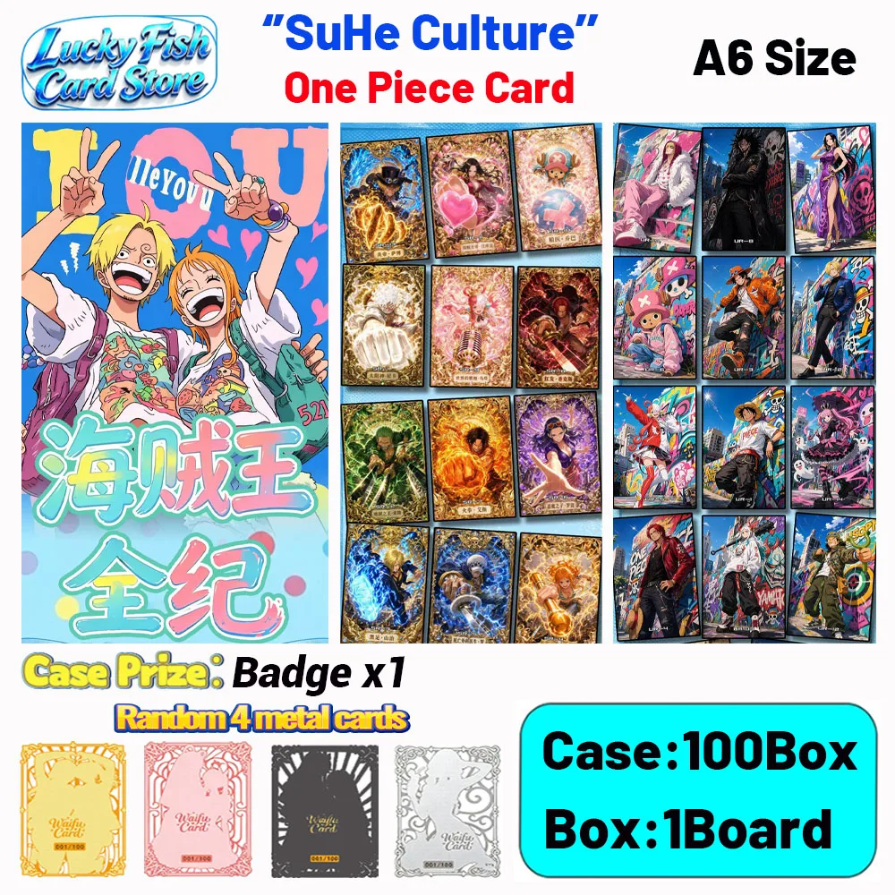 Wholesale 2026 New SuHe Creative Studio One Piece Pokémon Cards 100 Pieces A6 Size Boards Children's Toys Birthday Gifts
Wholesale 2026 New SuHe Creative Studio One Piece Pokémon Cards 100 Pieces A6 Size Boards Children's Toys Birthday Gifts