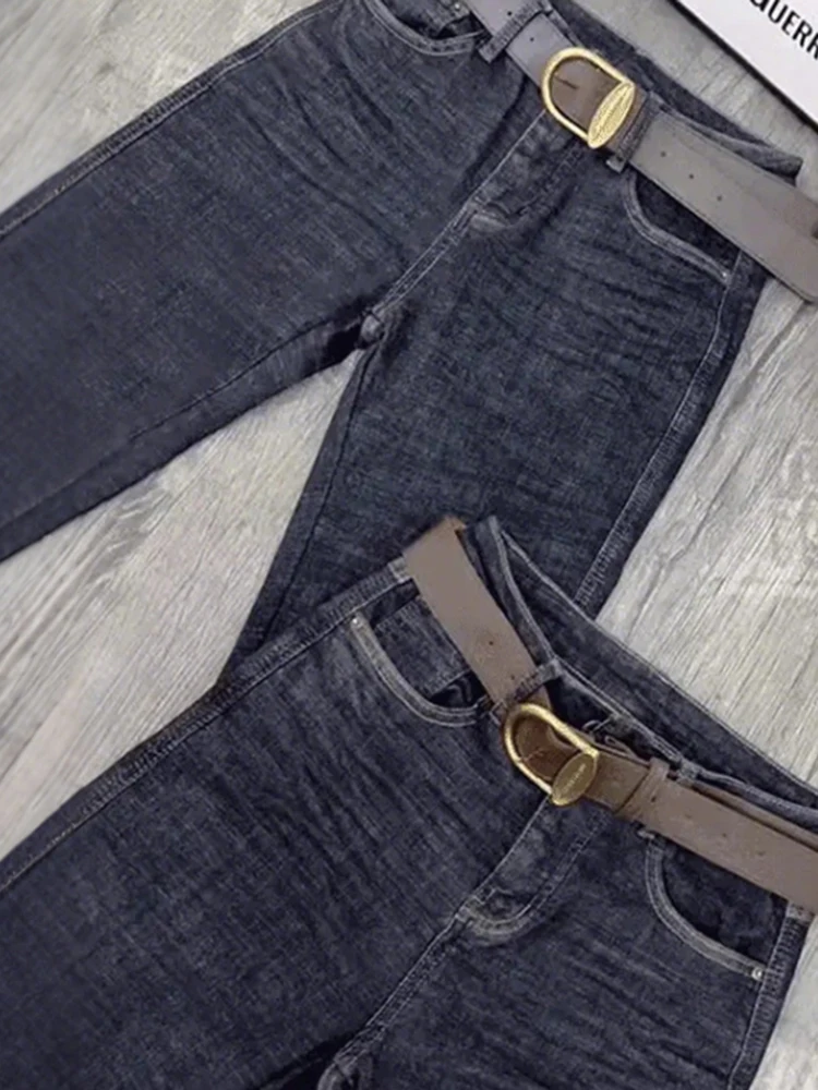 Ретро-джинсы скинни из эластичного денима с высокой талией, укороченные, облегающие, модные, весенняя новинка
Ретро-джинсы скинни из эластичного денима с высокой талией, укороченные, облегающие, модные, весенняя новинка