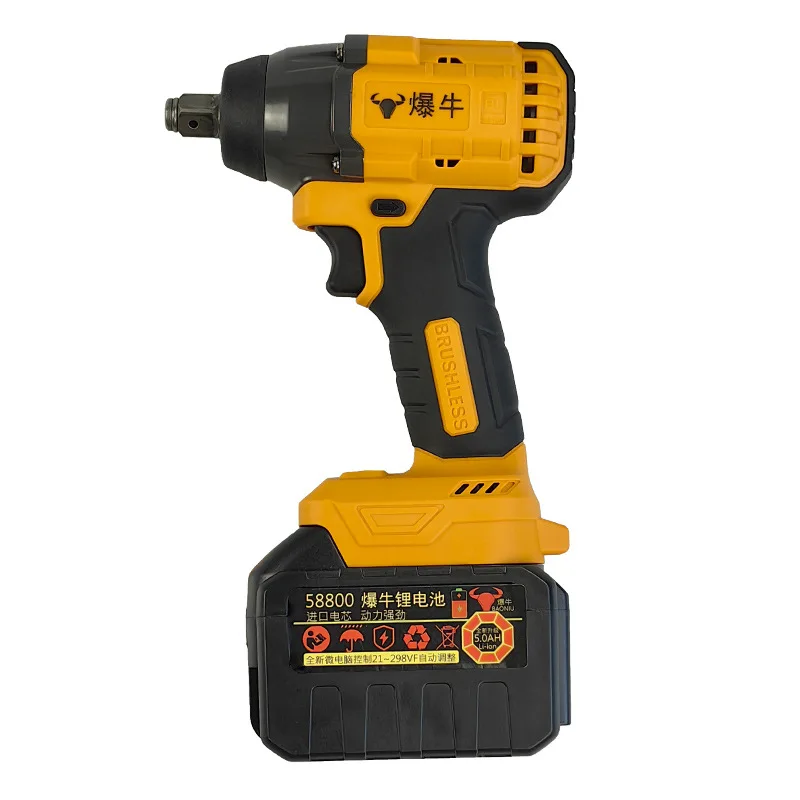 Brushless electric wrench Lithium battery impact wrench 20V electric wrench for shelving 22 sleeve maintenance tool
Brushless electric wrench Lithium battery impact wrench 20V electric wrench for shelving 22 sleeve maintenance tool