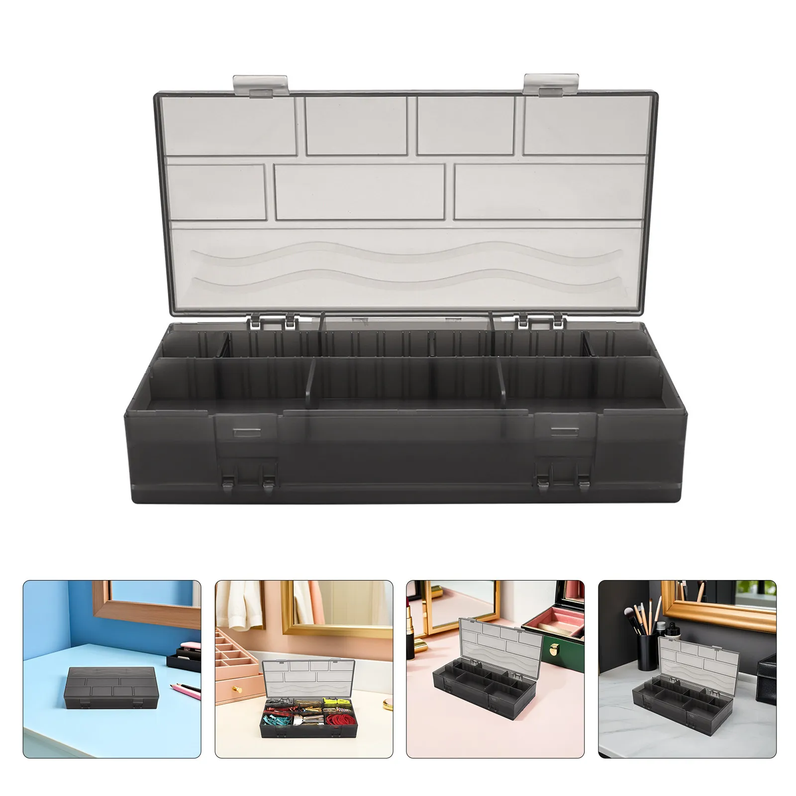 Frosted Plastic Double-Sided Hairdressing Tool Storage Box with Divided Compartments for Salon Home Use Hair Accessories
Frosted Plastic Double-Sided Hairdressing Tool Storage Box with Divided Compartments for Salon Home Use Hair Accessories
