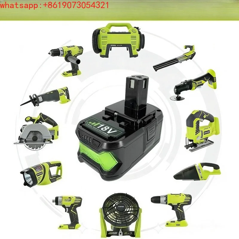 Applicable to 18V power tool lithium battery P108 electric drill hand drill angle grinder battery accessories p107
Applicable to 18V power tool lithium battery P108 electric drill hand drill angle grinder battery accessories p107