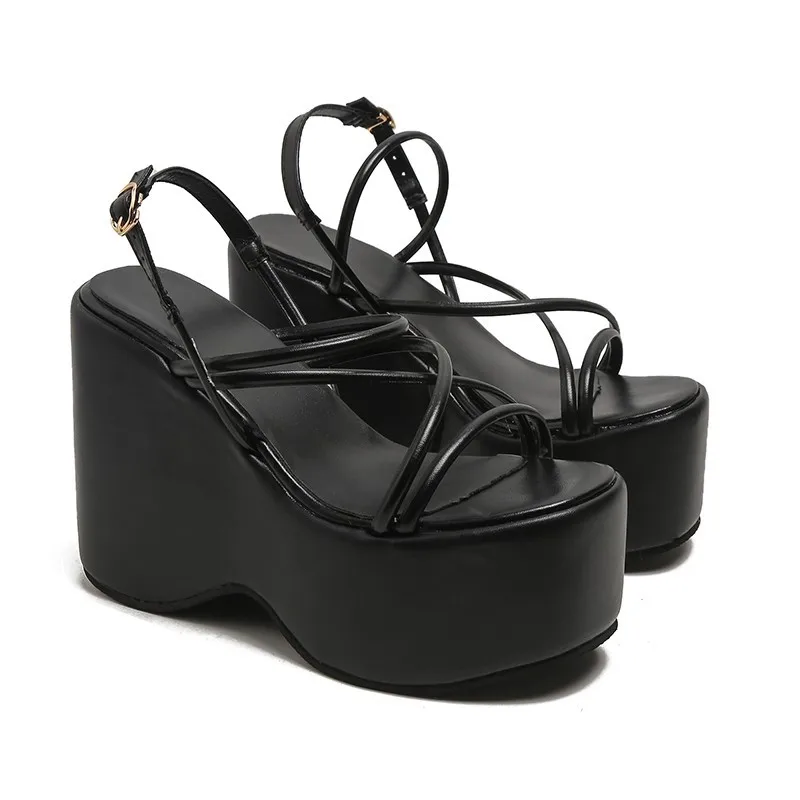 2024 New Platform Brand Design Women's Sexy Sandals Punk Wedge Heel High Comfortable Casual Women's Shoes Designer
2024 New Platform Brand Design Women's Sexy Sandals Punk Wedge Heel High Comfortable Casual Women's Shoes Designer
