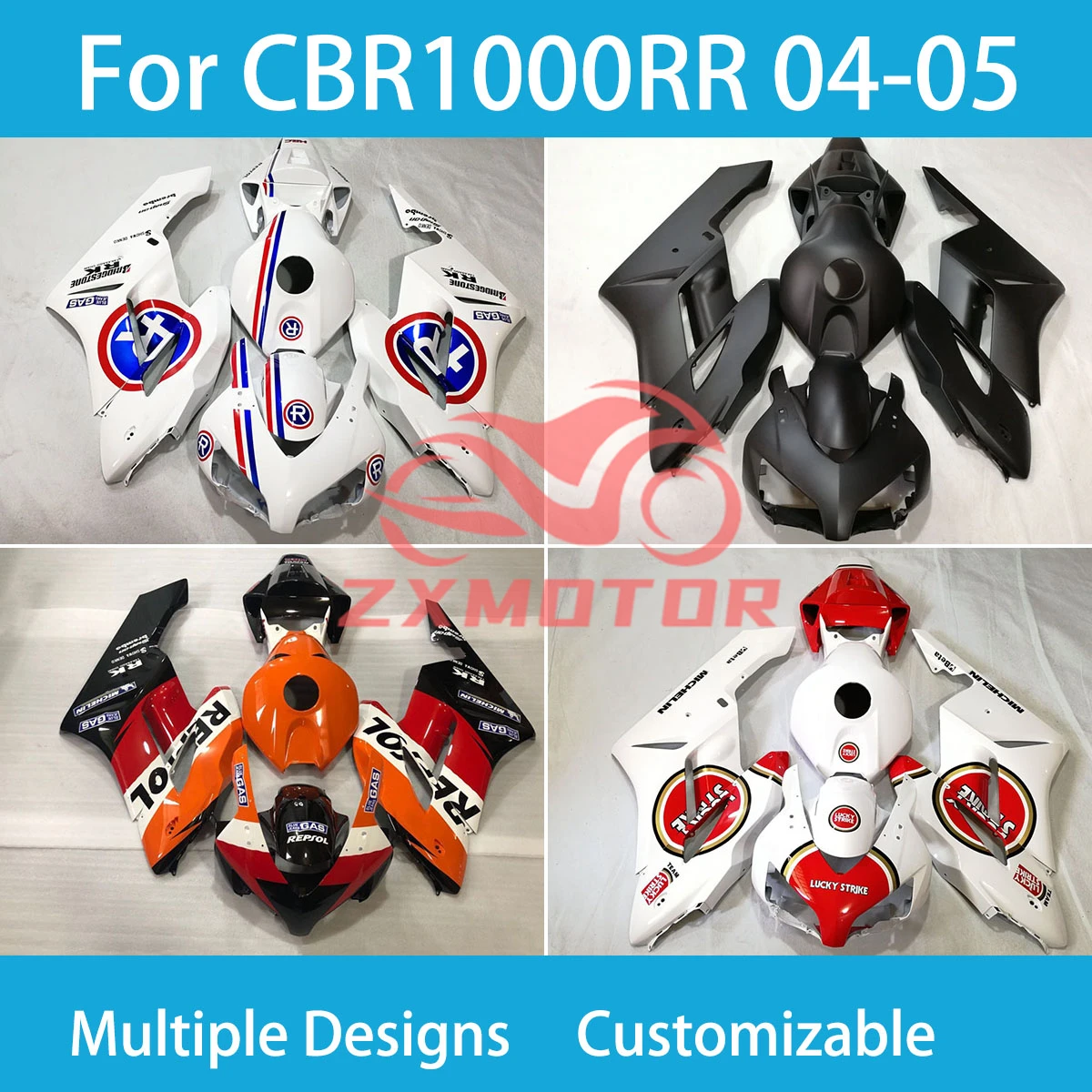 Обтекатели для гоночного мотоцикла Honda CBR 1000RR 04 05 CBR 1000 RR 2004 2005, бесплатная доставка, набор обтекателей на вторичном рынке
Обтекатели для гоночного мотоцикла Honda CBR 1000RR 04 05 CBR 1000 RR 2004 2005, бесплатная доставка, набор обтекателей на вторичном рынке