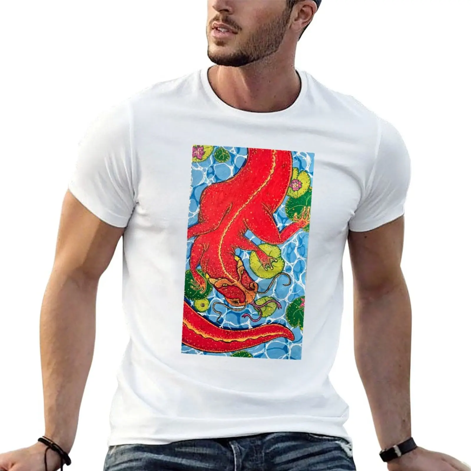 Red Salamander Dragon T-Shirt t shirts with prints cotton tshirt 100% g man t shirts for men T-shirt
Red Salamander Dragon T-Shirt t shirts with prints cotton tshirt 100% g man t shirts for men T-shirt