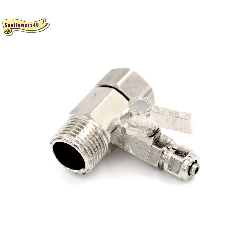 Feed Water Filter Purifier Adapter 1/2'' to 1/4'' Ball Valve Faucet Tap Safe Water purifier valve Brass pure copper
Feed Water Filter Purifier Adapter 1/2'' to 1/4'' Ball Valve Faucet Tap Safe Water purifier valve Brass pure copper