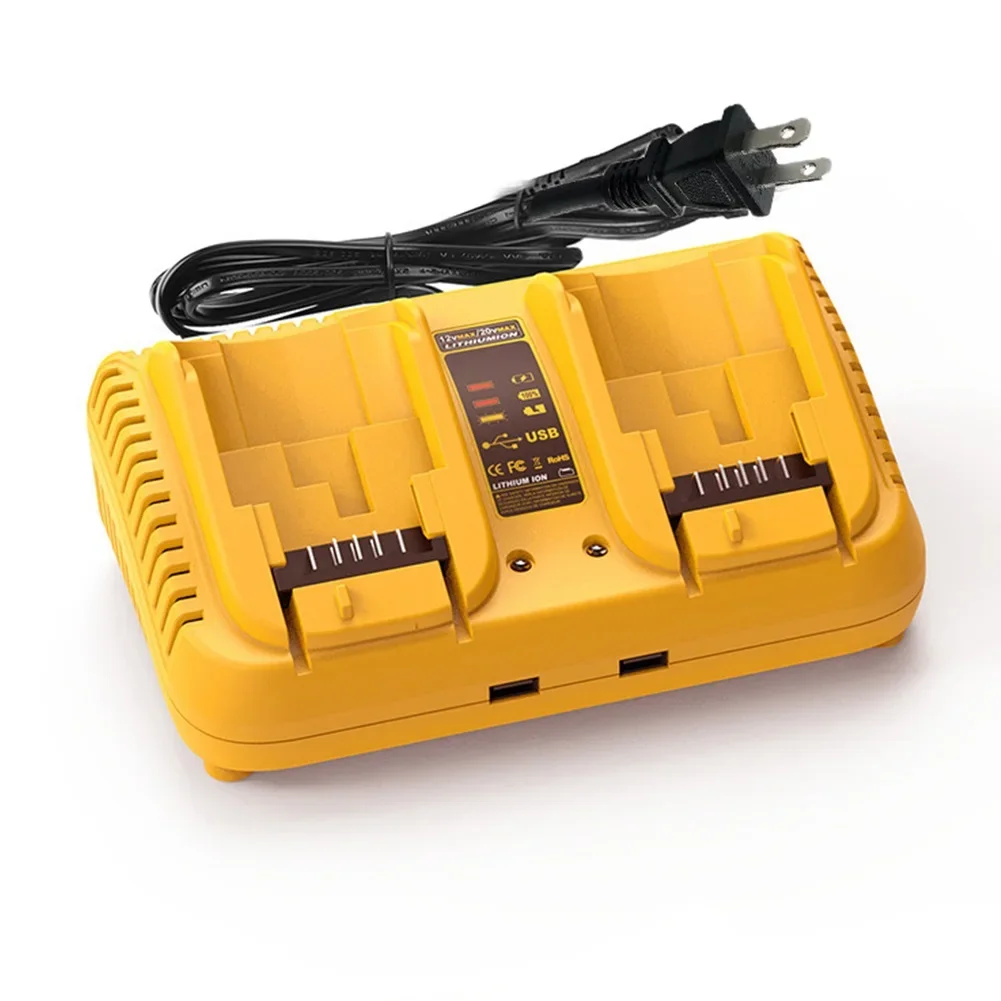 Convenient Dual Port Charger for Your For DCB102 DCB105 and Other Lithium ion Batteries with Fast Charge Capability
Convenient Dual Port Charger for Your For DCB102 DCB105 and Other Lithium ion Batteries with Fast Charge Capability
