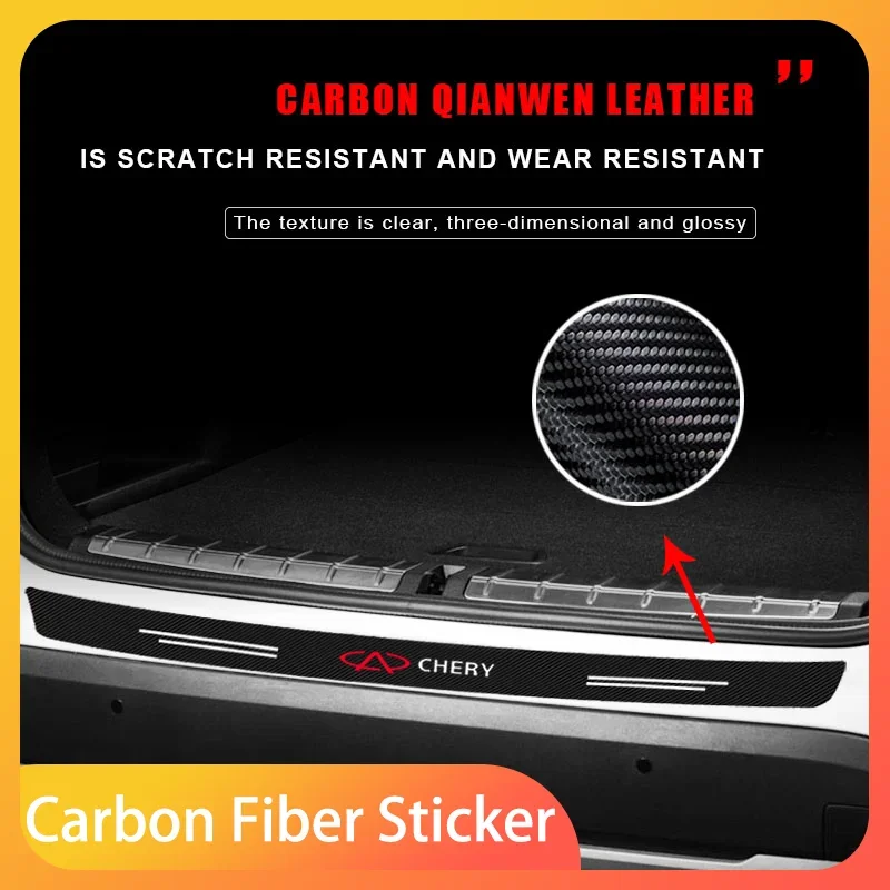 Carbon Fiber Car Rear Bumper Trunk Guard Protected Sticker For Chery Fulwin QQ Tiggo 3 5 T11 A1 A3 A5 Amulet Car Accessories
Carbon Fiber Car Rear Bumper Trunk Guard Protected Sticker For Chery Fulwin QQ Tiggo 3 5 T11 A1 A3 A5 Amulet Car Accessories