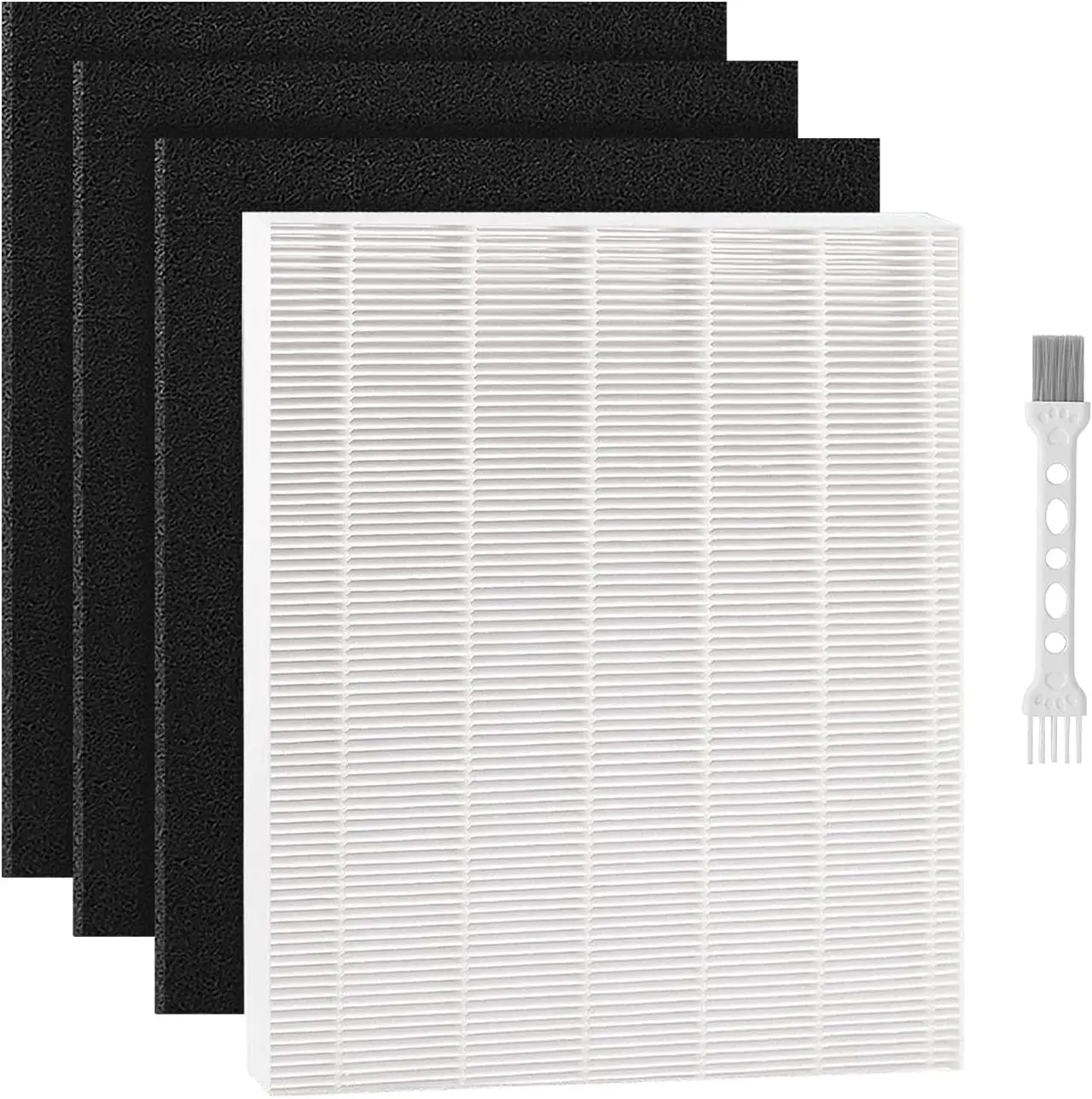 1+3 Pack H13 True HEPA Filter Replacement for Winix D480 Air Purifier, Part 1712-0100-00, with 3 Activated Carbon Pre-Filters
1+3 Pack H13 True HEPA Filter Replacement for Winix D480 Air Purifier, Part 1712-0100-00, with 3 Activated Carbon Pre-Filters