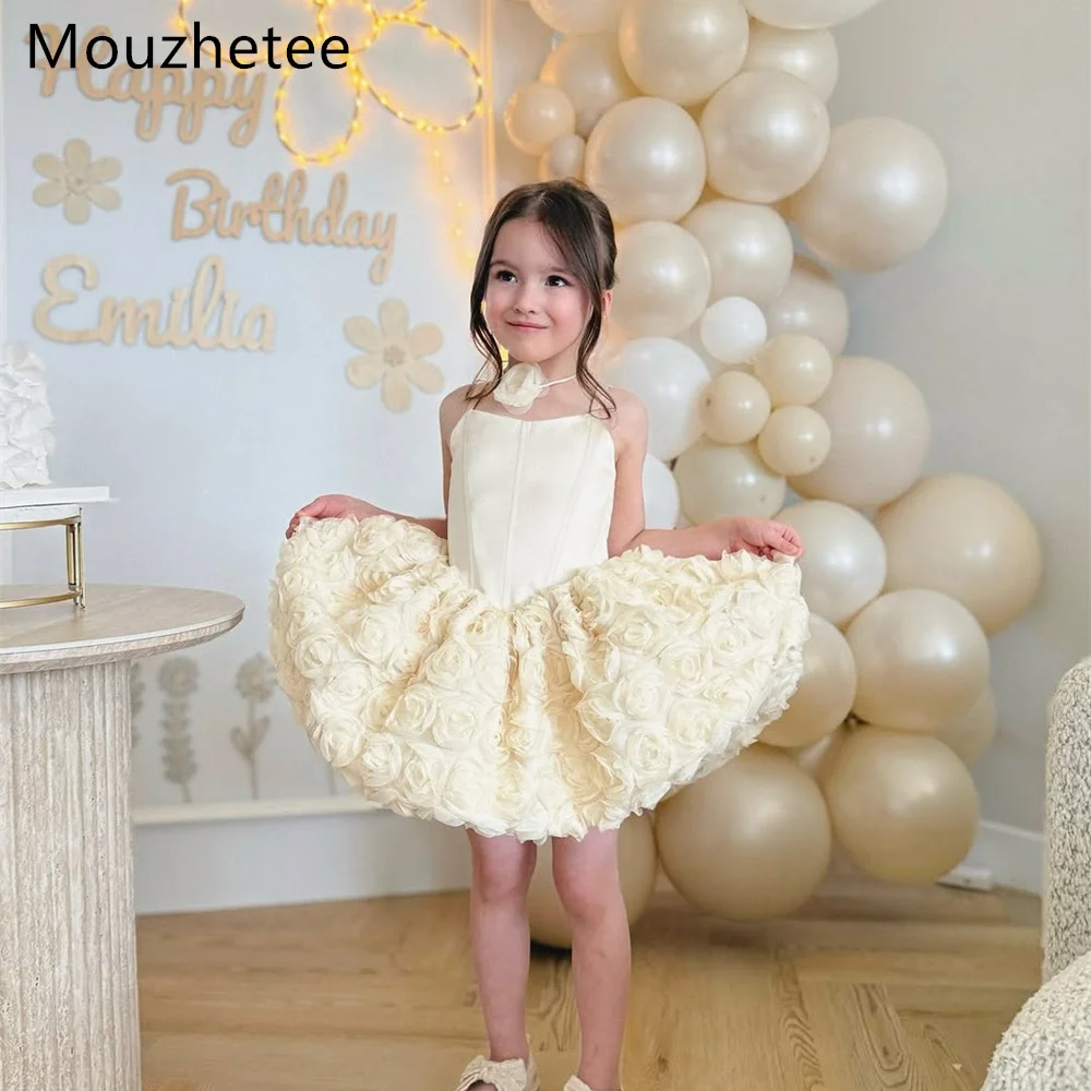 Mouzhetee A-Line Simple 3D Flower Birthday Dresses Wedding Party Dress for Kids Flowers Girls Prom Gowns Customized 2026
Mouzhetee A-Line Simple 3D Flower Birthday Dresses Wedding Party Dress for Kids Flowers Girls Prom Gowns Customized 2026