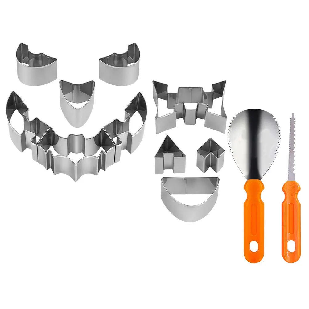 Alipis 1 Set Halloween Cookie Cutter Pumpkin Carving Stencils Baking Tools Plastic 3D Sculpting for Kids and Adults
Alipis 1 Set Halloween Cookie Cutter Pumpkin Carving Stencils Baking Tools Plastic 3D Sculpting for Kids and Adults