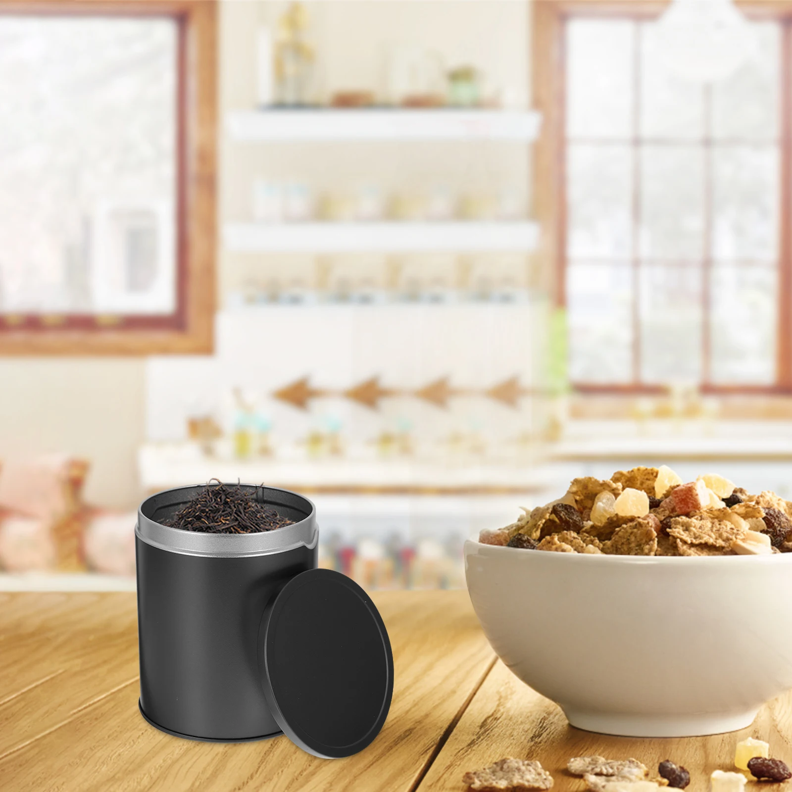 2 Pcs Small Tea Canisters Airtight Tinplate Storage Jars for Coffee Dried Fruits Candy Powder Home Party Gift
2 Pcs Small Tea Canisters Airtight Tinplate Storage Jars for Coffee Dried Fruits Candy Powder Home Party Gift